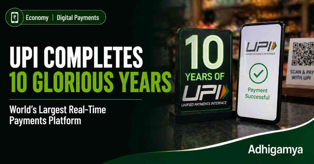 UPI Completes 10 Years: Emerges as World's Largest Real-Time Payments Platform